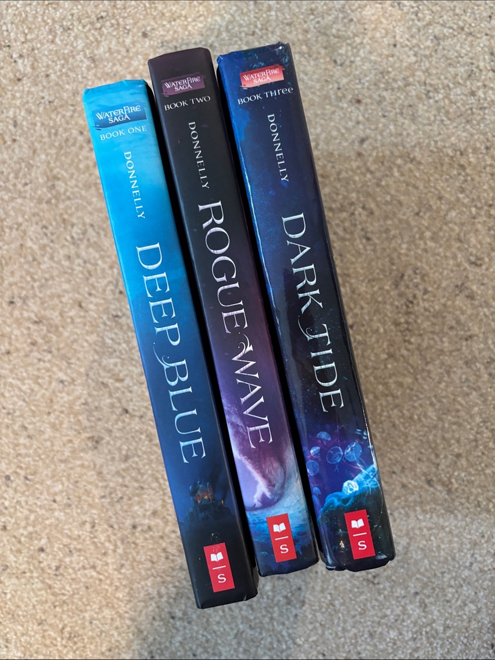 Donnelly Waterfire Saga Trilogy - Deep Blue / Rogue Wave / Dark Tide